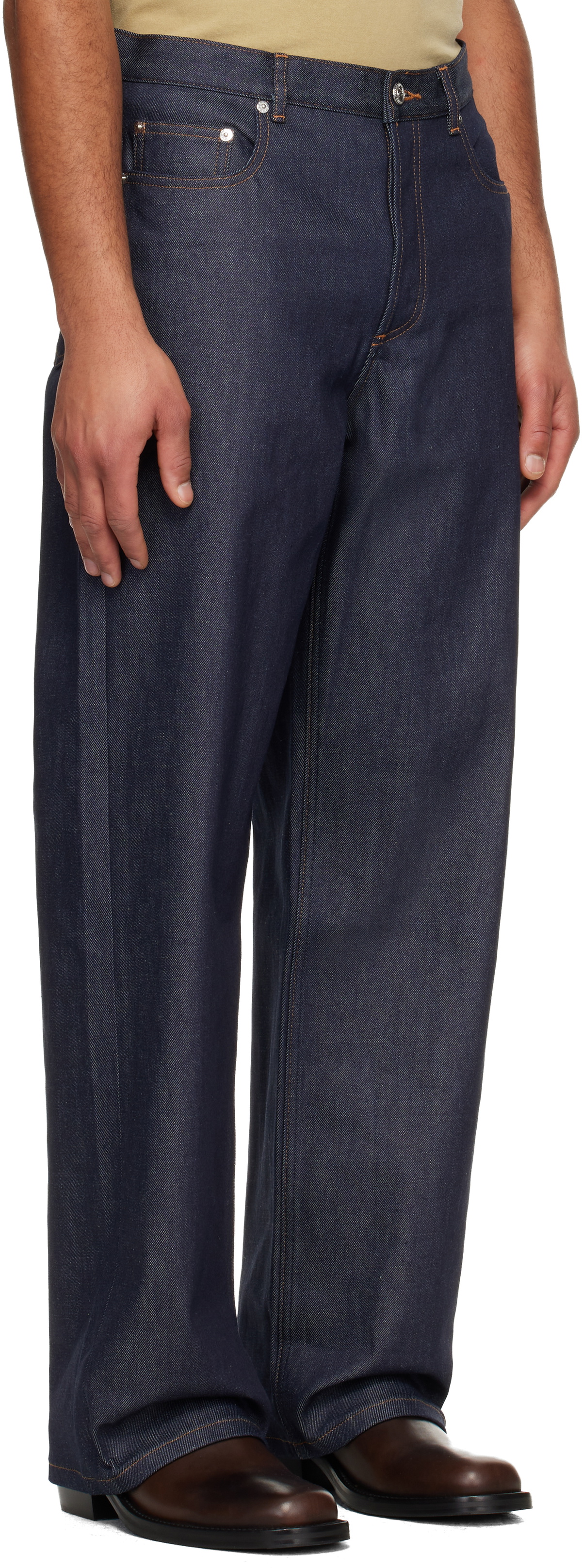 A.P.C. Navy Aaron Jeans