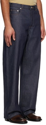 A.P.C. Navy Aaron Jeans