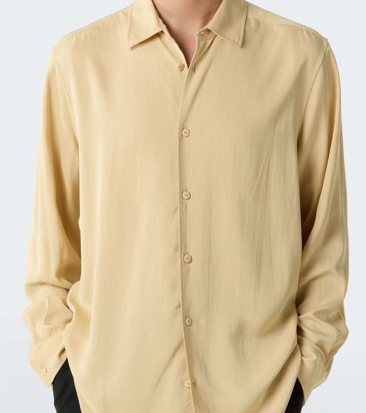 The Row Victor silk shirt