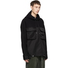 Sacai Black Sponge Sweat Hoodie