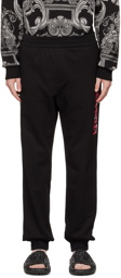 Versace Black Baroque Lounge Pants