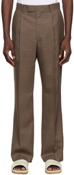 AURALEE Brown Wool Trousers