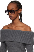 Isabel Marant Black Aviator Sunglasses