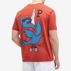 By Parra Men's Wheeled Bird T-Shirt in Rust