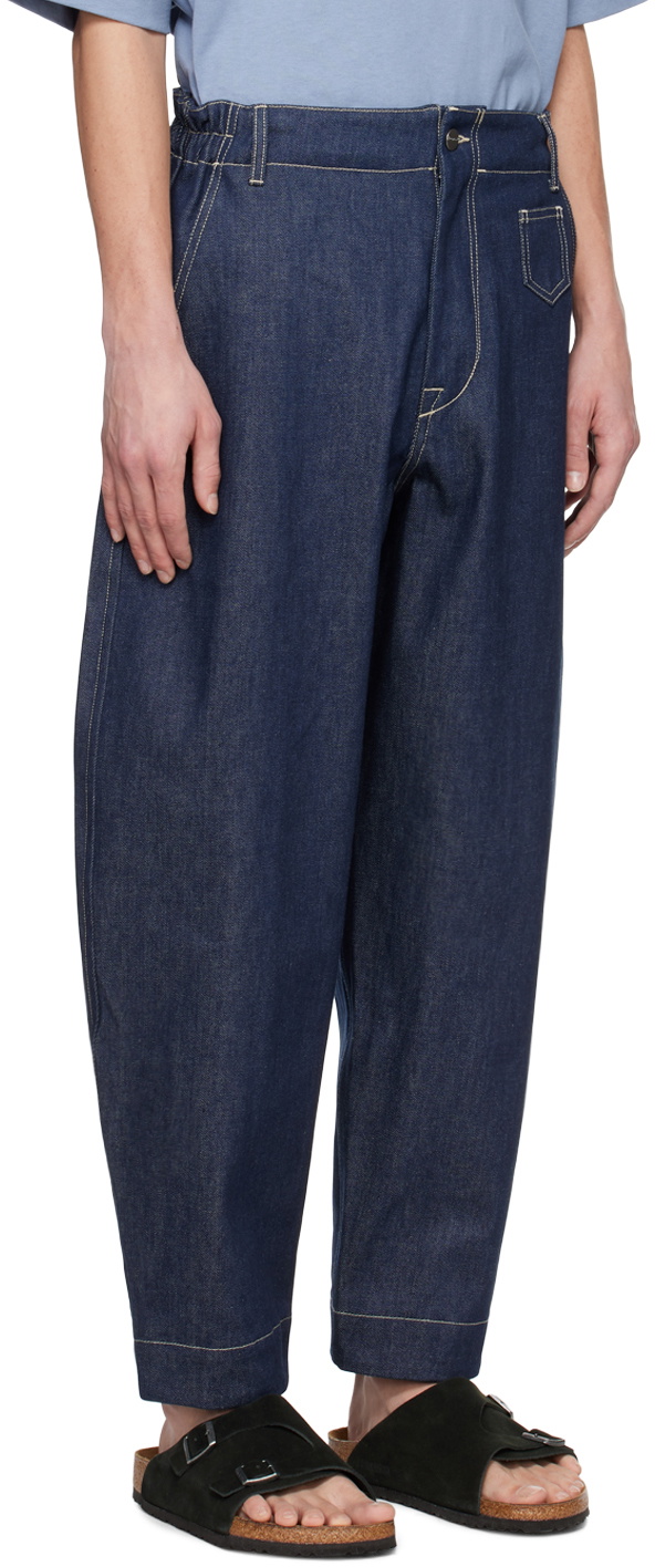 【toogood】acrobat trouser fine ripstop Black 'The Acrobat' Trousers by Toogood on Sale