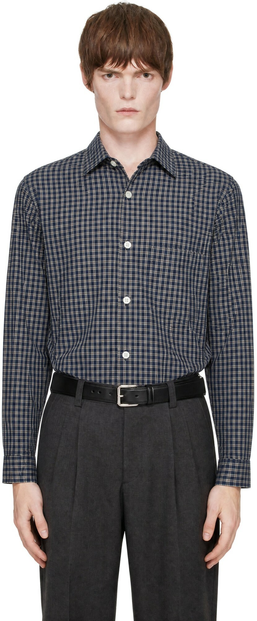 ANOTHER ASPECT Navy Another 4.0 Shirt