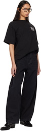 WILLY CHAVARRIA Black 'Fashion Services' Standard T-shirt
