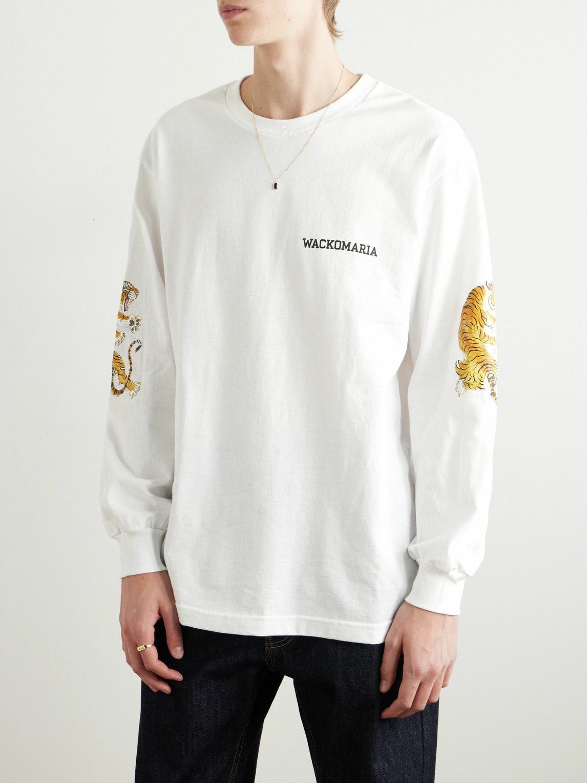 WACKO MARIA Logo-Print Cotton-Jersey Tシャツ Wacko Maria - Tim Lehi Logo-Print Cotton-Jersey T-Shirt