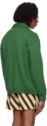 Bode Green Floret Polo