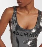 Balmain - Metallic swimsuit