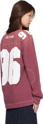 Acne Studios Red Logo Jersey T-shirt