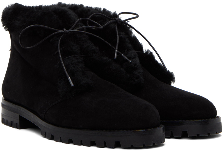 Manolo Blahnik Black Mircus Ankle Boots Manolo Blahnik