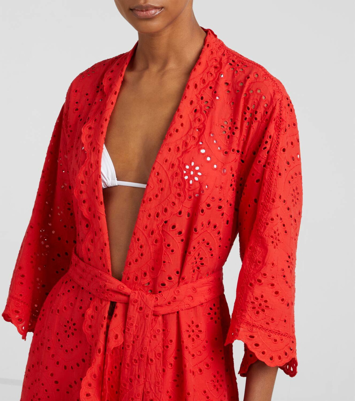 Poupette St Barth Aya cotton kaftan