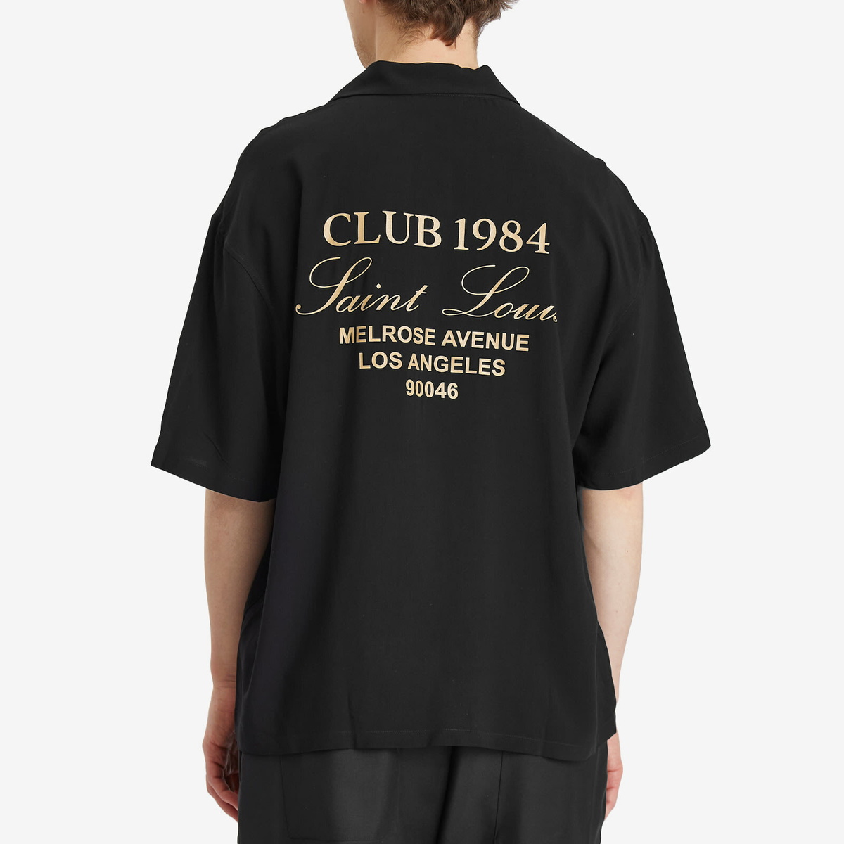 Club 1984 Men's Melrose 1984 Shirt in Black Club 1984