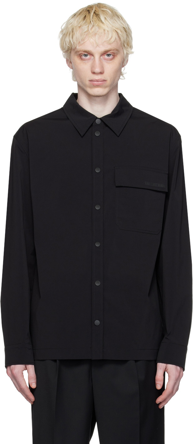 Han Kjobenhavn Black Bonded Shirt Han Kjobenhavn