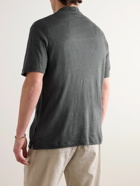 Hartford - Linen Polo Shirt - Gray