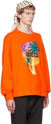 Gucci Orange Cotton Sweatshirt