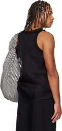 Simone Rocha Black Organza Layered Double Vest