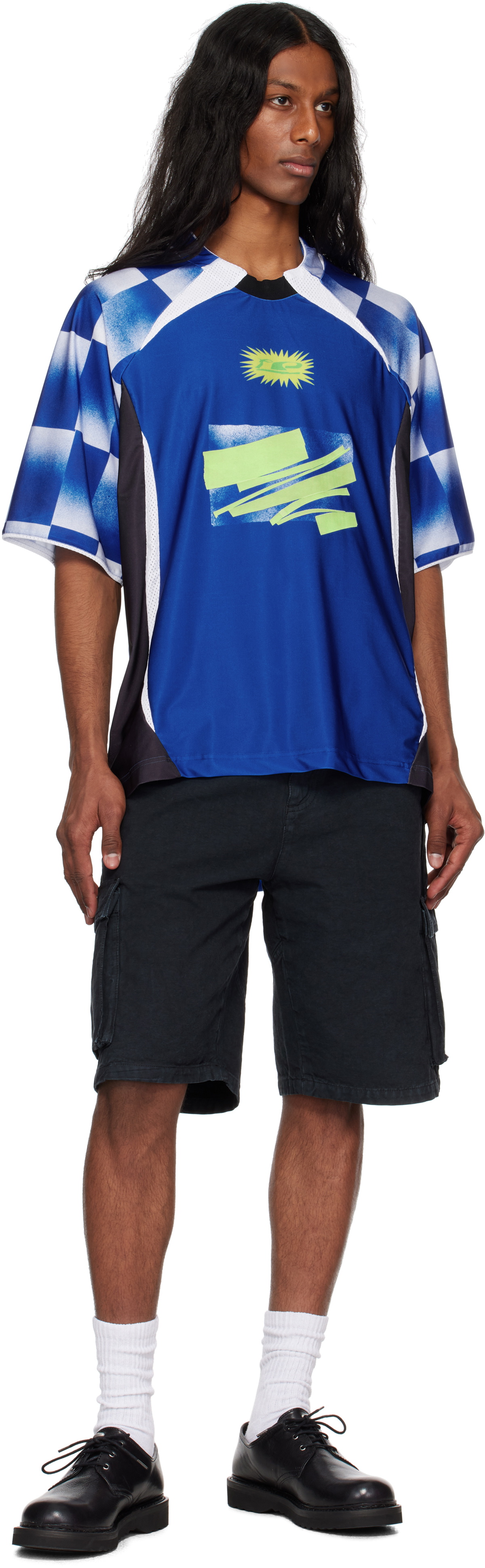 le PÈRE Black Star Drover Cargo Shorts