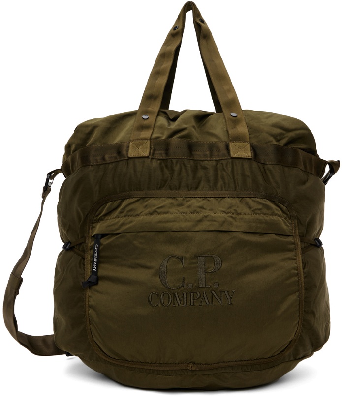 Photo: C.P. Company Khaki Nylon B Crossbody Messenger Bag
