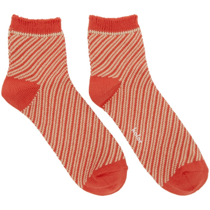 Photo: Kolor Orange Striped Socks