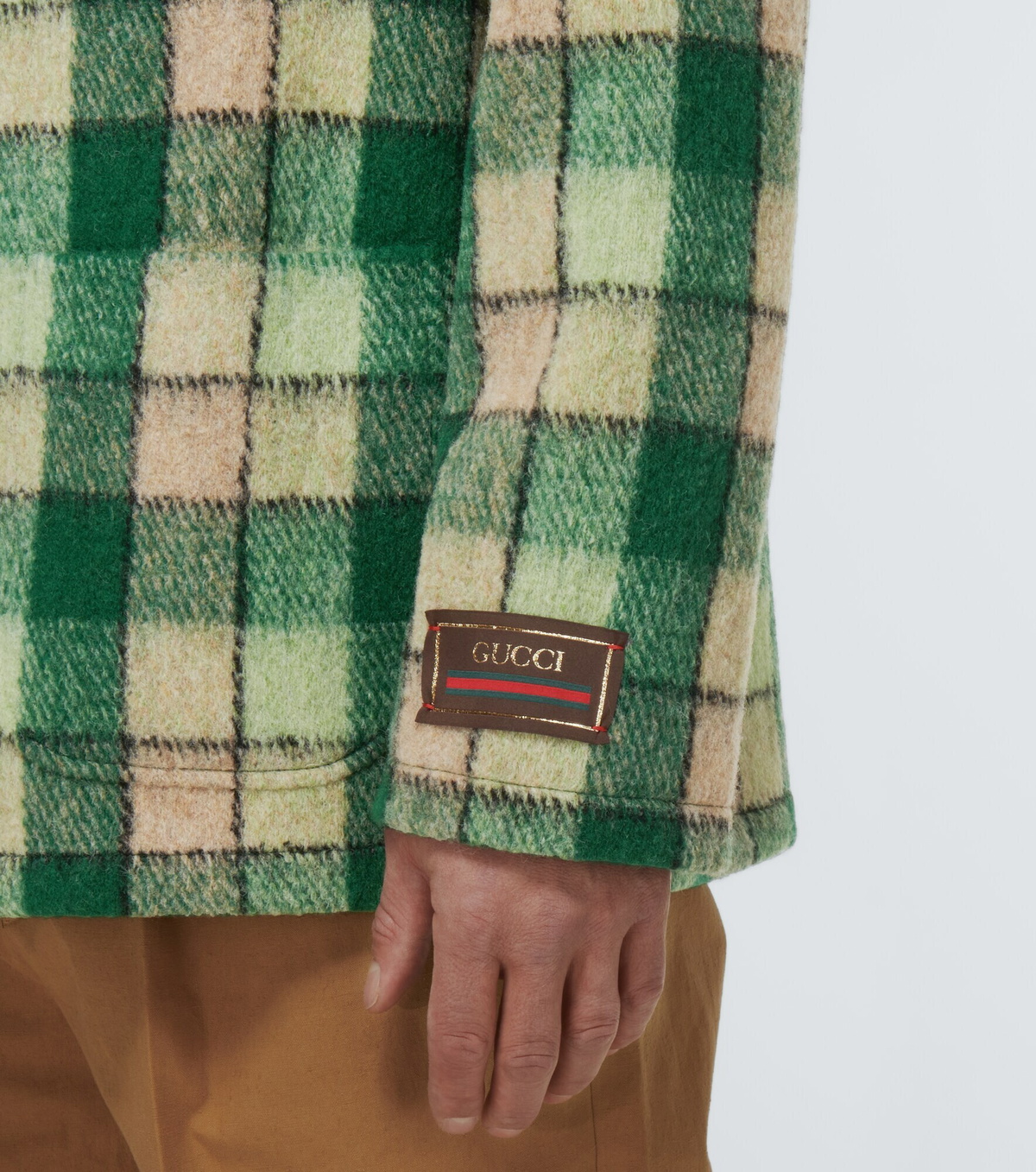 Gucci - Checked wool-blend jacket Gucci