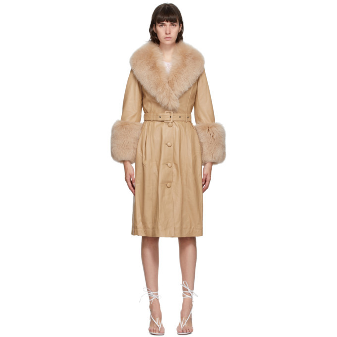 Saks potts foxy hot sale leather coat