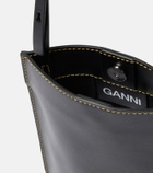 Ganni - Banner Small leather crossbody bag