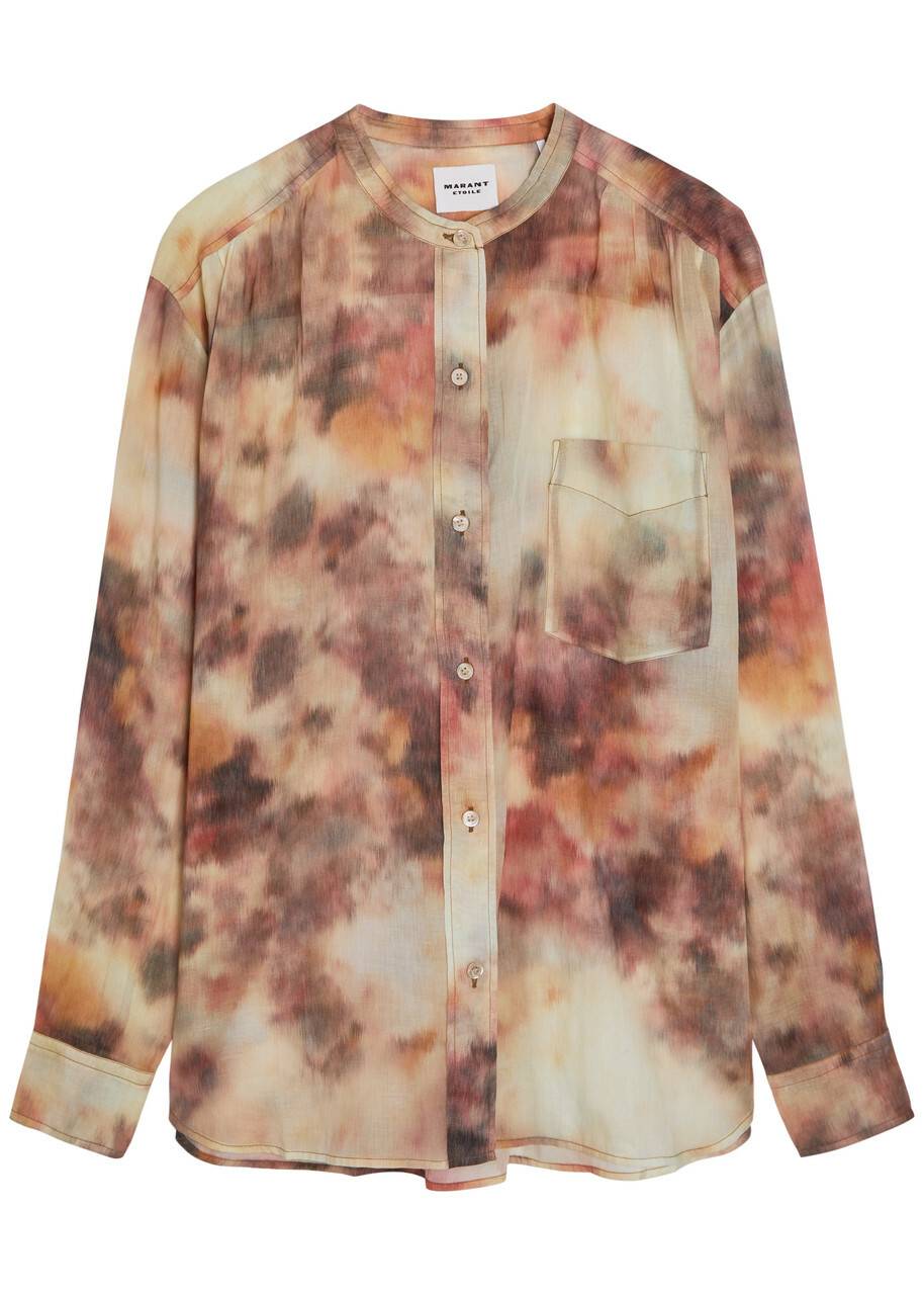 Isabel Marant étoile Mexika Printed Cotton Blouse Multicoloured