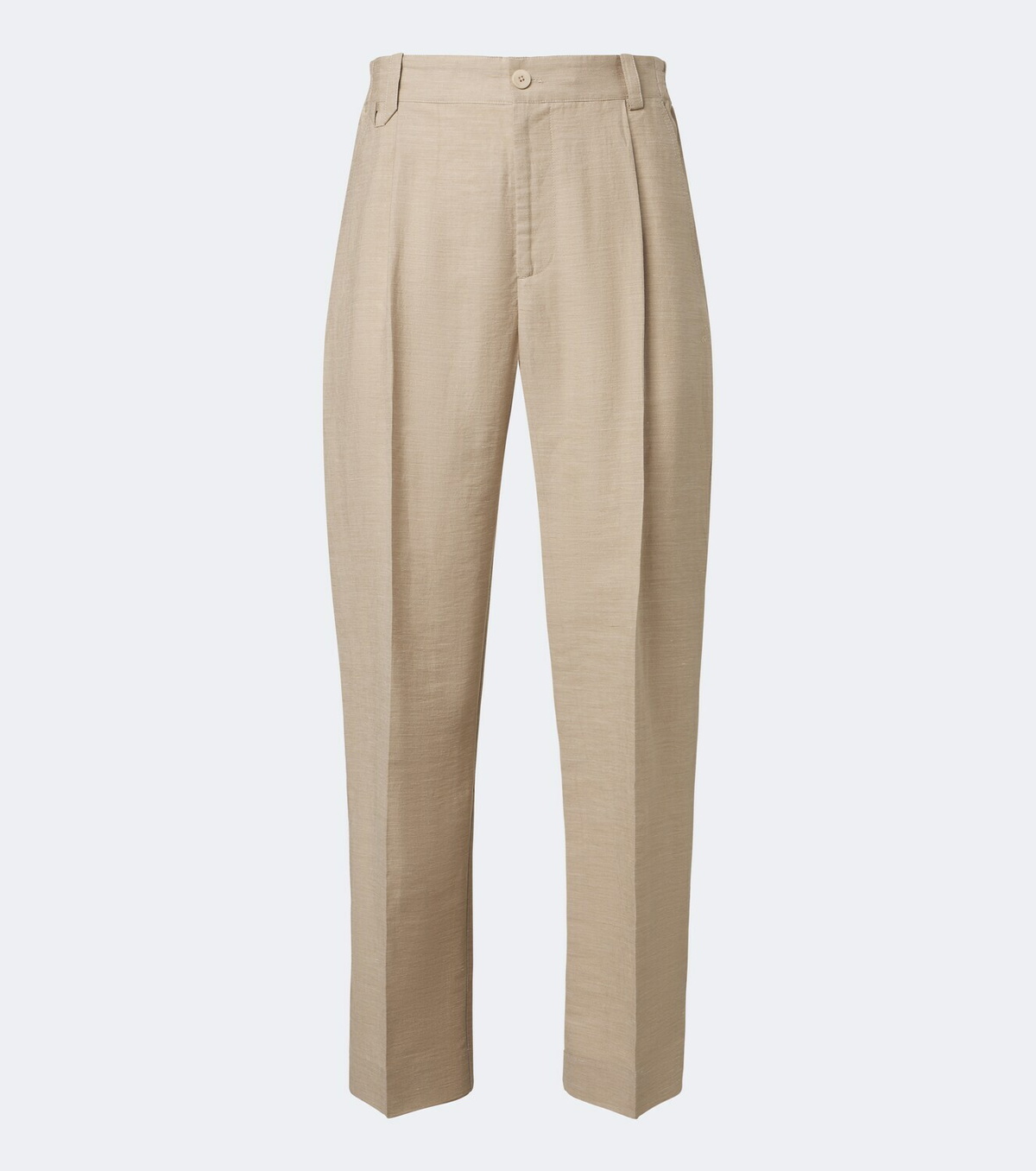 Jacquemus Croisière pleated linen-blend pants