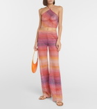Missoni Mare Zig-zag halterneck crop top