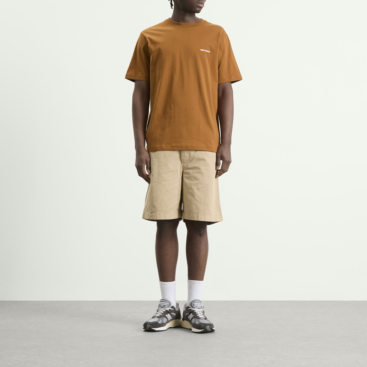 Norse Projects Men's Dyrehaven Logo T-Shirt in Copper