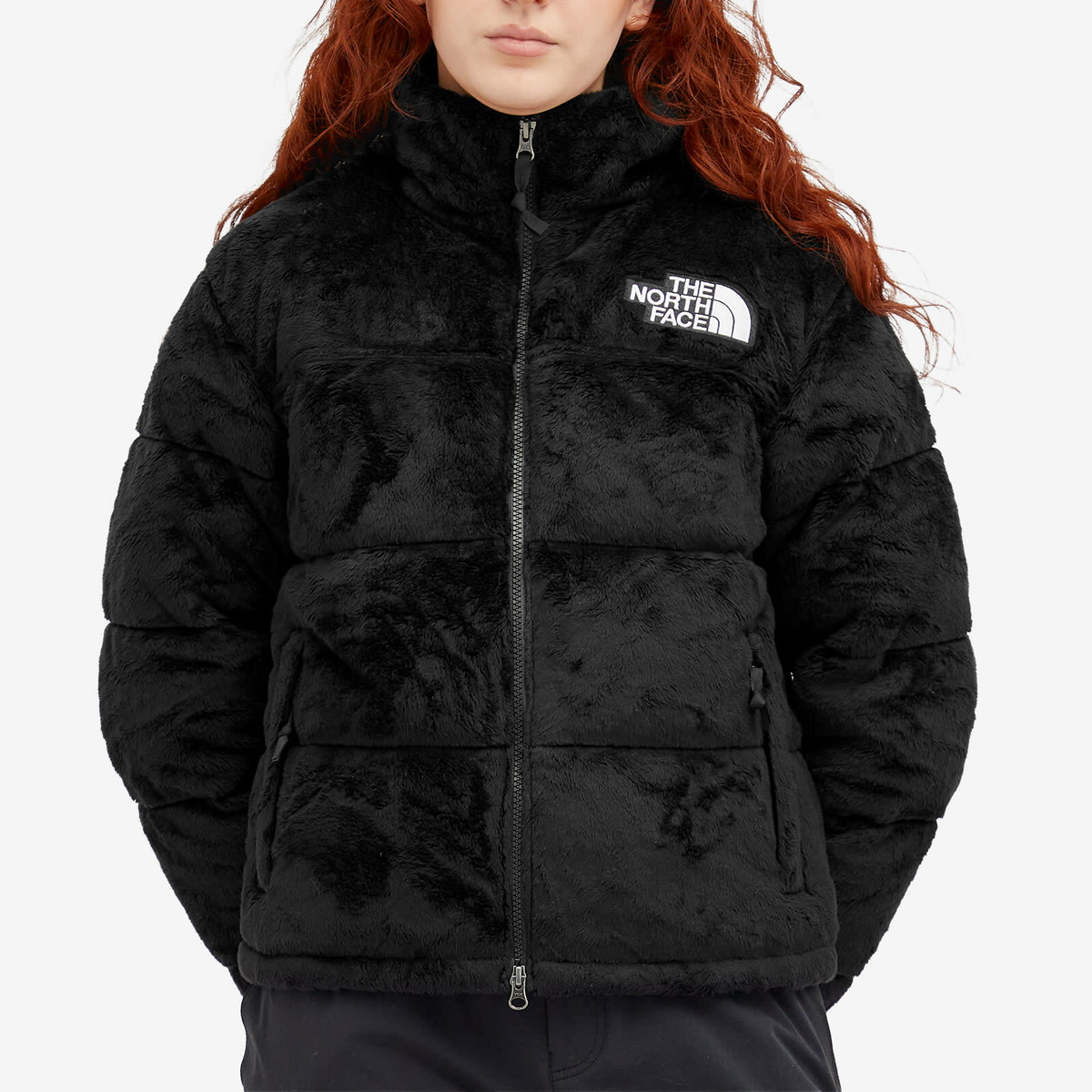 ジャケット・アウター THE NORTH FACE W VERSAVELOURNUPTSEJACKET The North Face Women's Nuptse Versa Velour Jacket in Black The