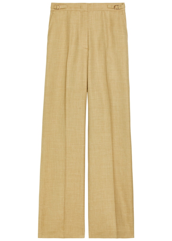 Photo: Gabriela Hearst Vesta Straight-leg Trousers Beige