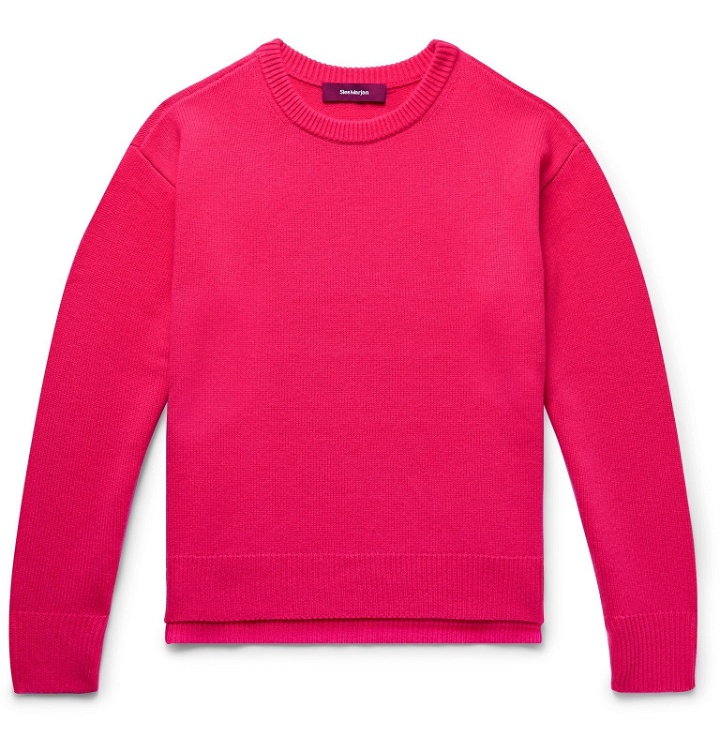 Photo: Sies Marjan - Jett Wool and Cashmere-Blend Sweater - Pink