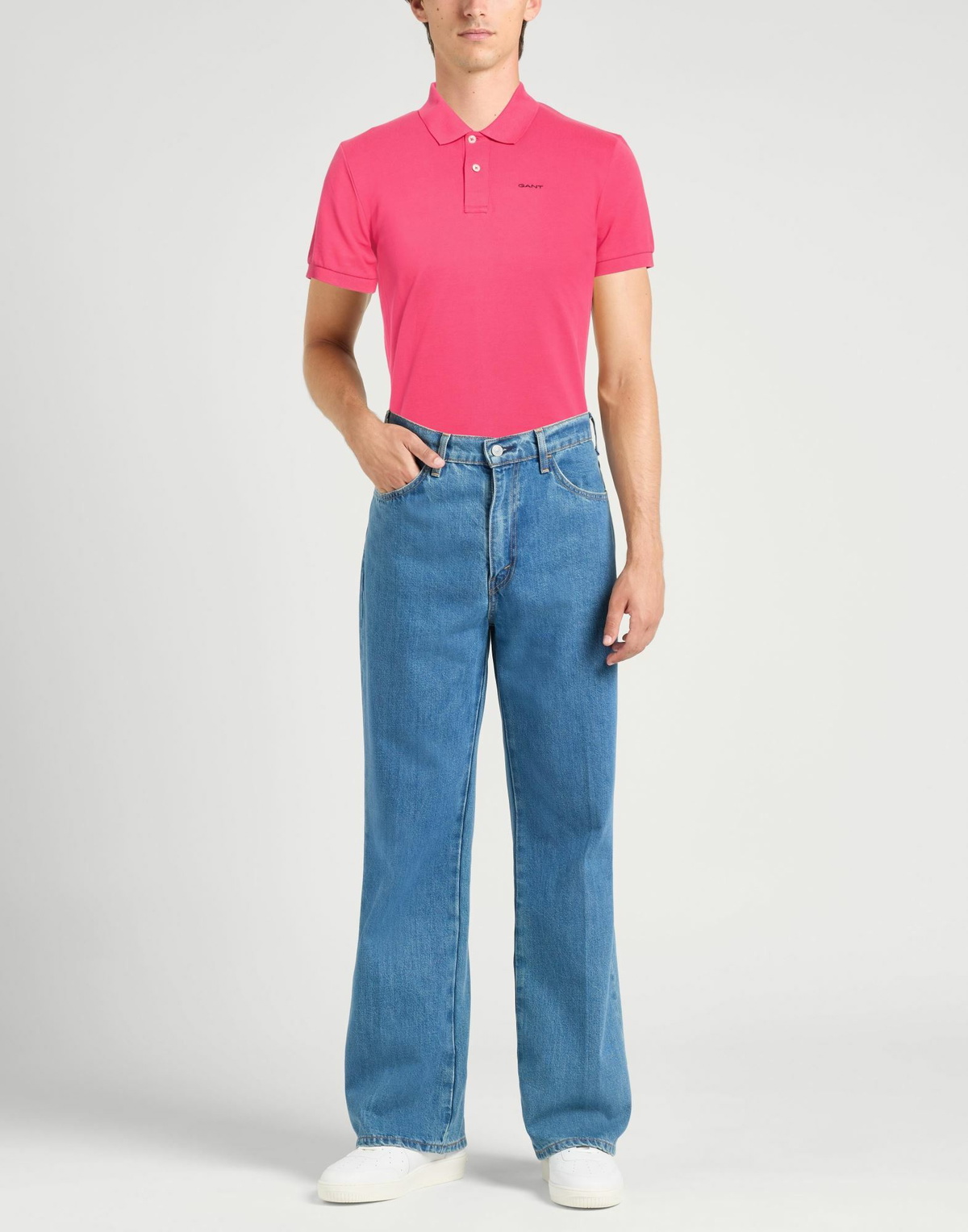 Gant Mens Polo shirt in Magenta