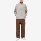 Butter Goods Men's Pitch Quarter Zip Fleece in Grey