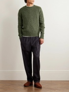 Sid Mashburn - Cable-Knit Wool Sweater - Green