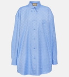 Gucci GG oversized cotton shirt