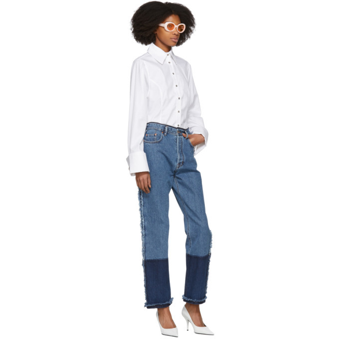ACNE STUDIOS MYRJA DENIM ツートーン デニム パンツ Acne Studios Indigo Myrja Fit Jeans Acne Studios