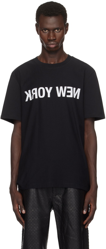 Photo: Helmut Lang Black 'New York' Seatbelt T-shirt