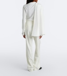 Tove Albertine ruched virgin wool wide-leg pants