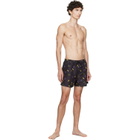 Paul Smith Black 'Cherries' Swim Shorts