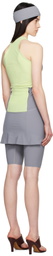 JOHANNA PARV Gray & Green Sprint Jumpsuit
