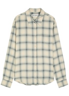Our Legacy Forever Checked Woven Shirt Blue