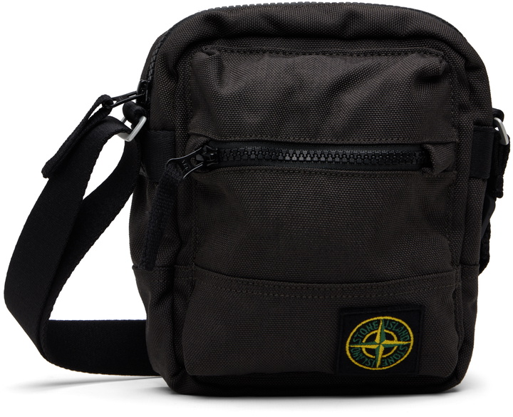 Photo: Stone Island Gray 9200011 Resin Treated CORDURA® 1500 Pouch