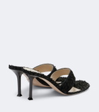 Christen Helix leather thong sandals