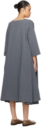 CASEY CASEY Gray Wow Midi Dress