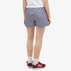 Sporty & Rich Women's Vendome Boxer Shorts in Navy Stripe