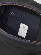 Bleu de Chauffe - Cabine Leather-Trimmed Cotton-Twill Weekend Bag